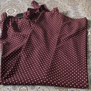 Wide legged dress slack.